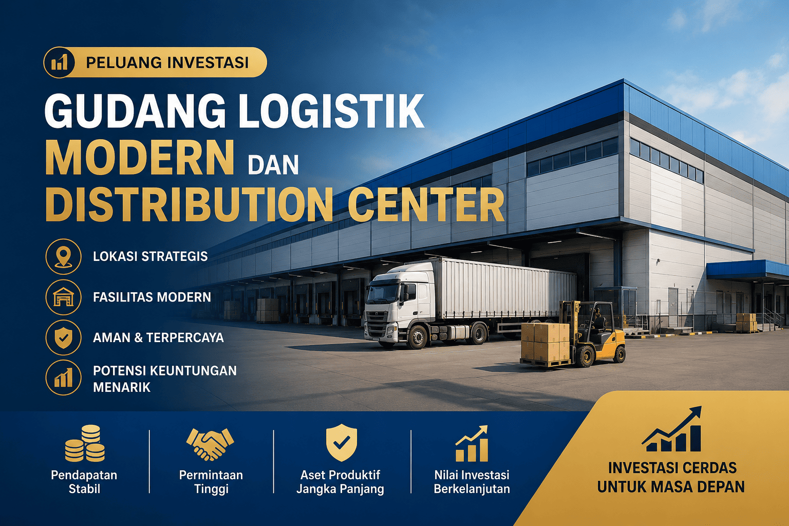 GUDANG LOGISTIK MODERN DAN DISTRIBUTION CENTER