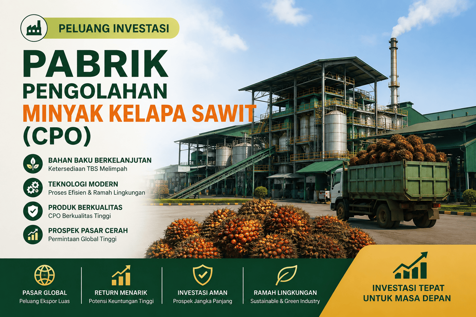 PABRIK PENGOLAHAN MINYAK KELAPA SAWIT (CPO)
